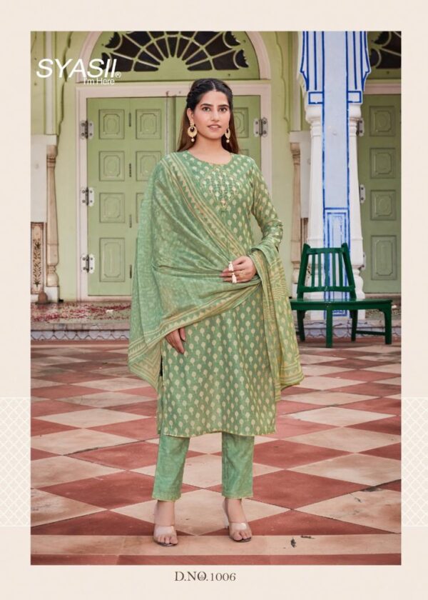 SYASII HANDICRAFT VOL 1 KURTI PANT WITH DUPATTA