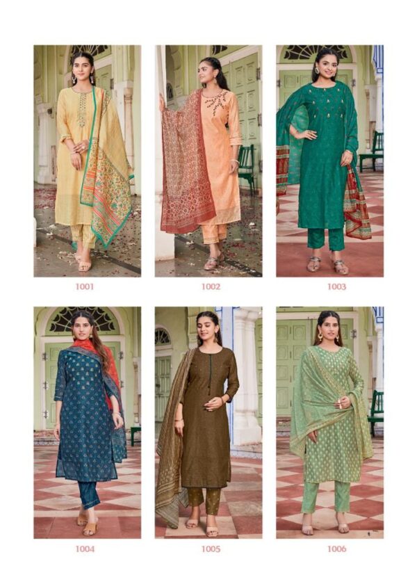 SYASII HANDICRAFT VOL 1 KURTI PANT WITH DUPATTA