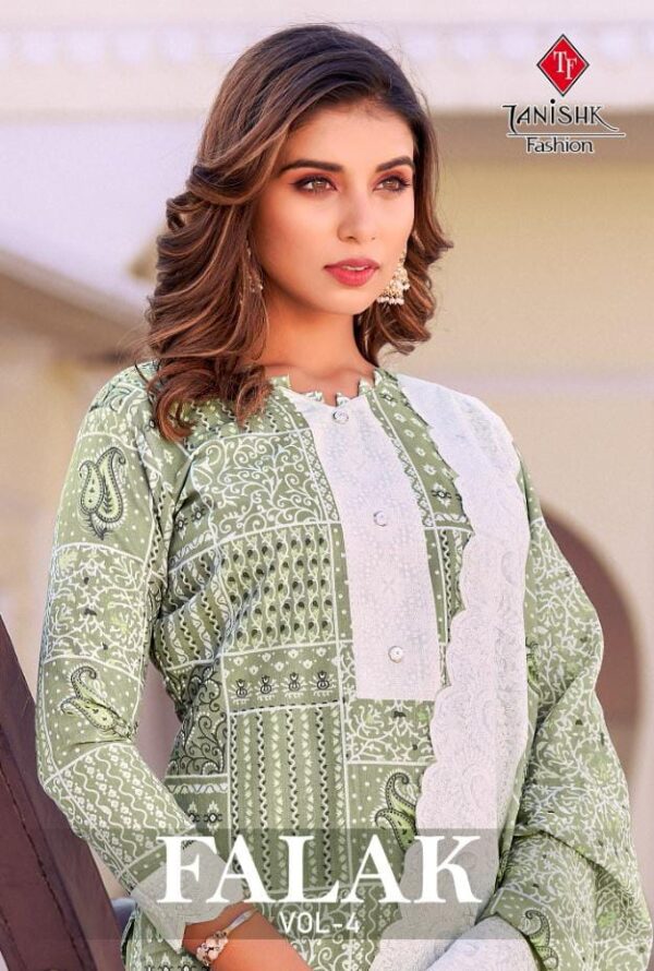 TANISHK FASHION FALAK VOL 4 COTTON PRINTED SUITS