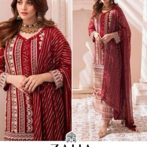 ZAHA 10024 GEORGETTE LATEST PAKISTANI SUITS SURAT