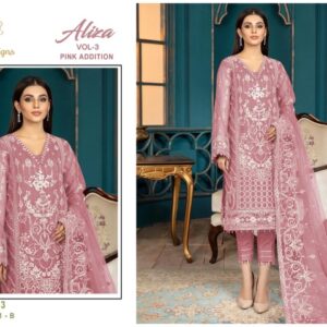 ZIAAZ DESIGNS ALIZA VOL 3 PAKISTANI SEMI STITCHED SALWAR KAMEEZ