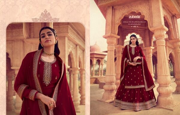ZUBEDA SAJDA GEORGETTE SUITS WHOLESALE