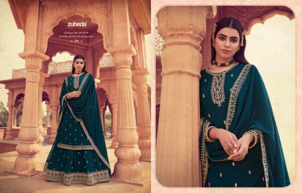 ZUBEDA SAJDA GEORGETTE SUITS WHOLESALE