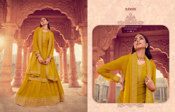 ZUBEDA SAJDA GEORGETTE SUITS WHOLESALE