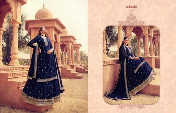 ZUBEDA SAJDA GEORGETTE SUITS WHOLESALE