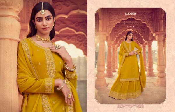 ZUBEDA SAJDA GEORGETTE SUITS WHOLESALE