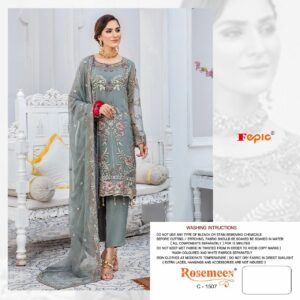 Fepic Rosemeen C 1507 Georgette Pakistani Suits Wholesale