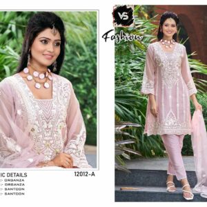 VS FASHION 12012 A ORGANZA PAKISTANI SALWAR KAMEEZ SURAT
