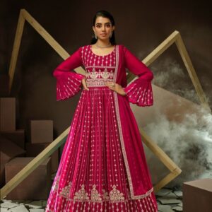 FIONA FALAK GEORGETTE EMBROIDERY SALWAR SUITS WHOLESALE
