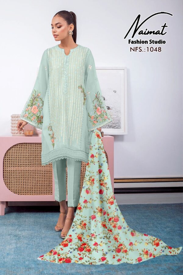 NAIMAT FASHION STUDIO NFS 1048 KURTI PANT WITH DUPATTA