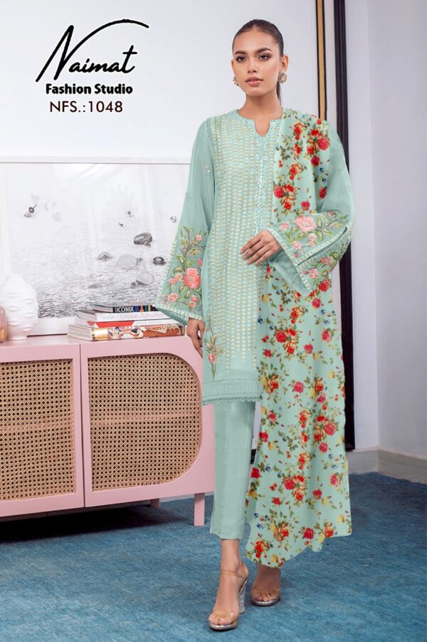NAIMAT FASHION STUDIO NFS 1048 KURTI PANT WITH DUPATTA
