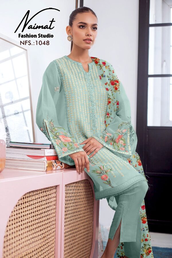 NAIMAT FASHION STUDIO NFS 1048 KURTI PANT WITH DUPATTA