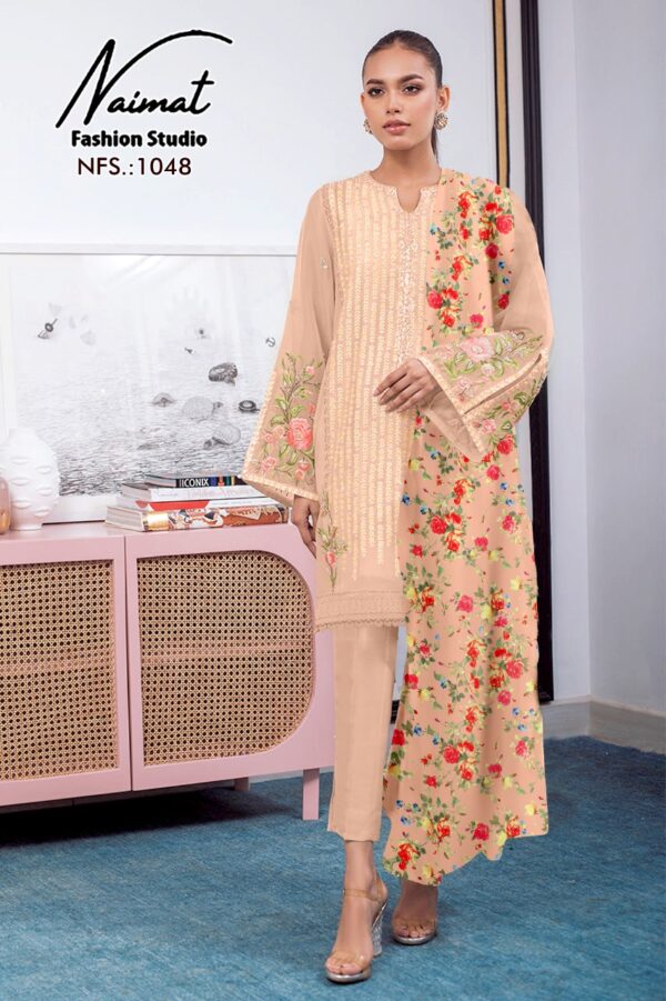 NAIMAT FASHION STUDIO NFS 1048 KURTI PANT WITH DUPATTA