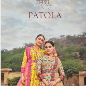 VIRASAT PATOLA DESIGNER GOWNS WITH DUPATTA