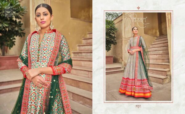 VIRASAT PATOLA DESIGNER GOWNS WITH DUPATTA
