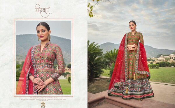 VIRASAT PATOLA DESIGNER GOWNS WITH DUPATTA
