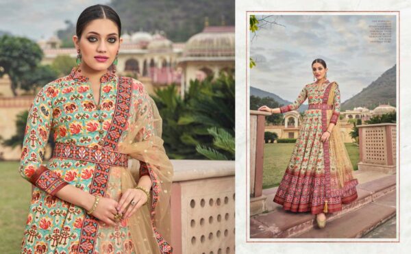VIRASAT PATOLA DESIGNER GOWNS WITH DUPATTA