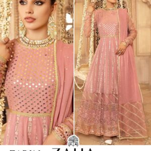 ZAHA ZARIN 10040 GEORGETTE FANCY PAKISTANI SALWAR KAMEEZ