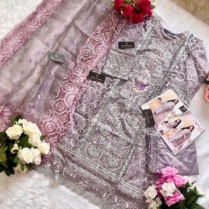 ZIAAZ DESIGNS Z SERIES VOL 18 ORGANZA STITCHED PAKISTANI SUITS