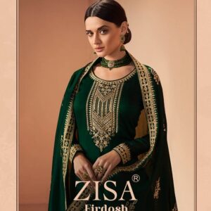 ZISA FIRDOSH BLOOMING SILK GEORGETTE SALWAR SUITS SURAT