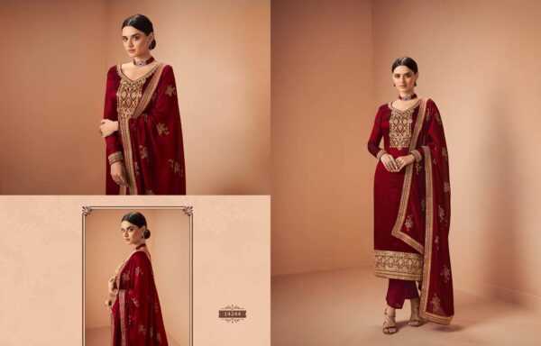 ZISA FIRDOSH BLOOMING SILK GEORGETTE SALWAR SUITS SURAT