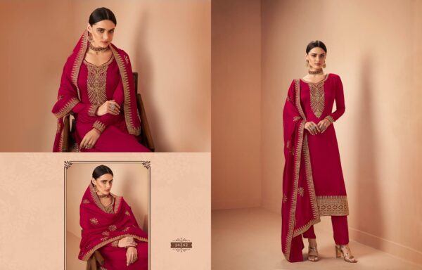 ZISA FIRDOSH BLOOMING SILK GEORGETTE SALWAR SUITS SURAT