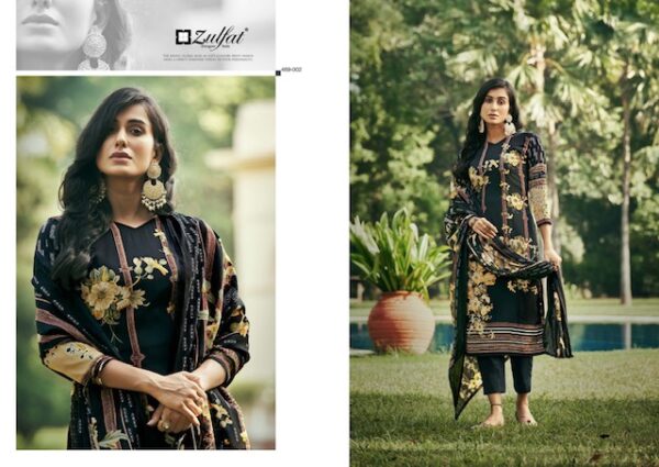 ZULFAT HAYAAT PURE CREP DIGITAL PRINTED SUITS SURAT