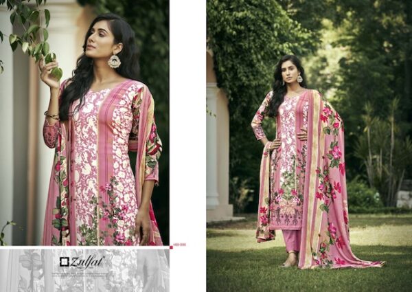 ZULFAT HAYAAT PURE CREP DIGITAL PRINTED SUITS SURAT