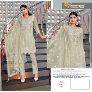 FEPIC CRAFTED NEEDLE 654 SERIES KURTI PANT WITH DUPATTA LATEST CATALOGUE