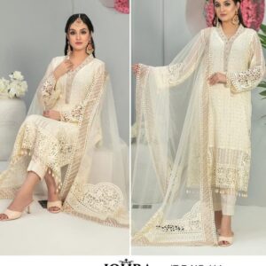 JOHRA TEX JT 114 GEORGETTE HEAVY WORK PAKISTANI SUITS COLLECTION