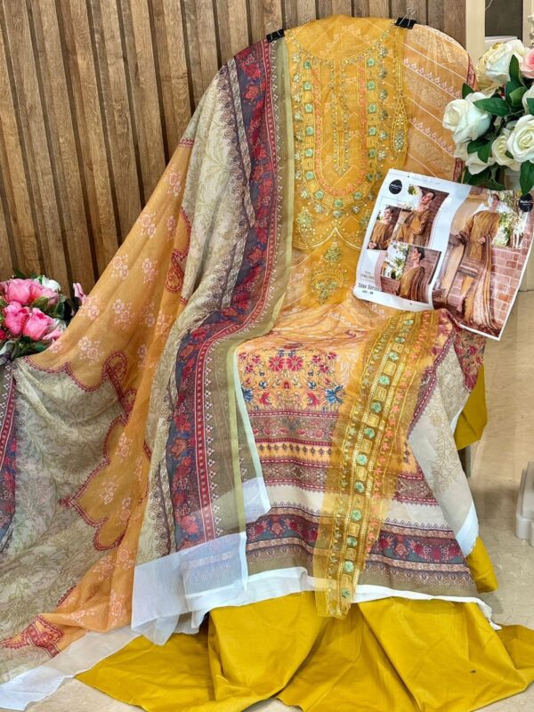 MEHBOOB TEX 1082 SANA SAFINAZ VOL 4 MUSLIN DIGITAL PRINT PAKISTANI SUITS COLLECTION