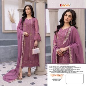 FEPIC C 1586 GEORGETTE WEDDING WEAR PAKISTANI SUITS