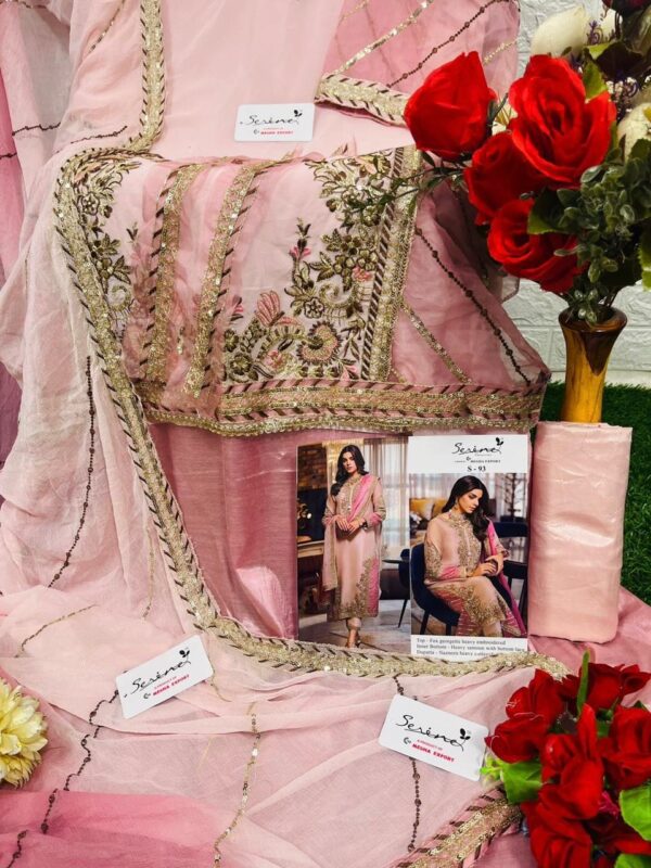 SERINE S 93 GEORGETTE LATEST PAKISTANI SUITS COLLECTION WHOLESALER