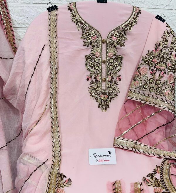 SERINE S 93 GEORGETTE LATEST PAKISTANI SUITS COLLECTION WHOLESALER
