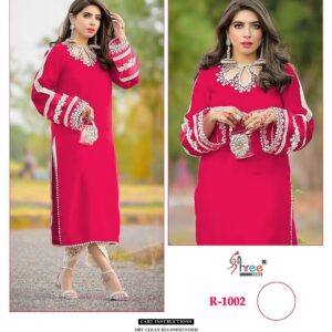 SHREE FAB R 1002 READYMADE PAKISTANI SUITS COLLECTION WHOLESALER