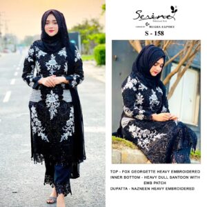 SERINE S 158 LATEST GEORGETTE PAKISTANI SUITS COLLECTION
