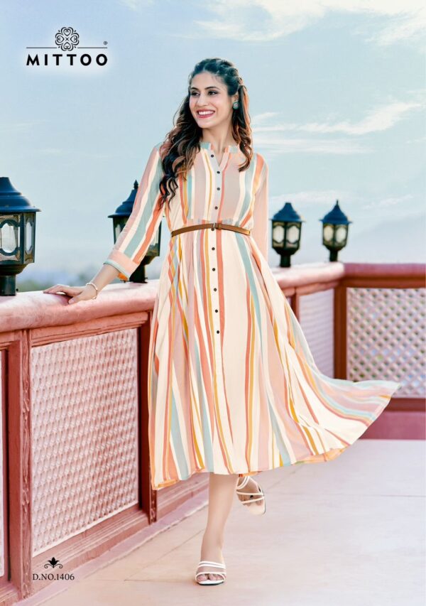 MITTOO BELT VOL 14 RAYON PRINT EXPORT QUALITY KURTIS CATALOG WHOLESALER