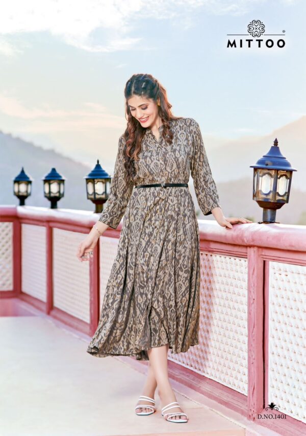 MITTOO BELT VOL 14 RAYON PRINT EXPORT QUALITY KURTIS CATALOG WHOLESALER