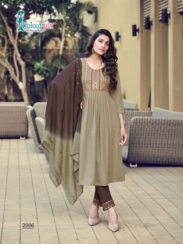 COLOURPIX MASTANI VOL 2 HEAVY VISCOSE RAYON KURTIS WITH BOTTOM AND DUPATTA WHOLESALE