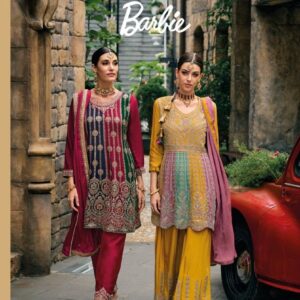 EBA LIFESTYLE BARBIE HEAVY EMBROIDERY FANCY READYMADE SALWAR KAMEEZ WHOLESALER