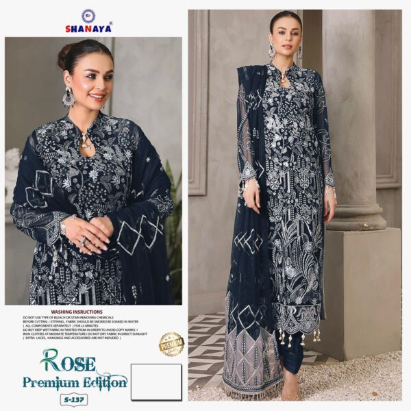 SHANAYA S-137 GEORGETTE PAKISTANI SUITS COLLECTION 2023