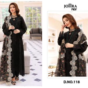 JOHRA TEX JT 118 CAMRIC COTTON HEAVY WORK PAKISTANI SALWAR KAMEEZ