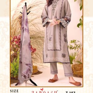 ZARQASH Z 157 GEORGETTE PAKISTANI SUITS READYMADE COLLECTION