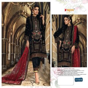 FEPIC V 17019 VELVET FANCY PAKISTANI SALWAR KAMEEZ WHOLESALER