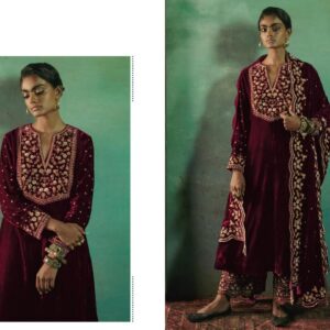 DEEPSY SUIT 32213 VELVET STYLISH PAKISTANI SUITS
