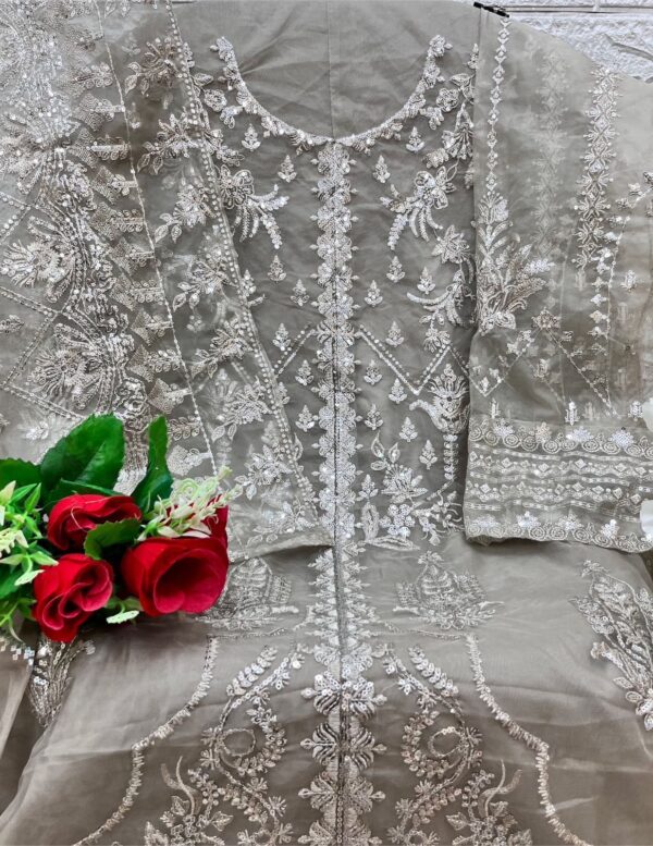 COSMOS GOLD 25 HEAVY ORGENZA PAKISTANI SALWAR KAMEEZ WHOLESALER SURAT
