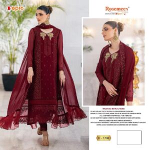 FEPIC C 1706 GEORGETTE BEAUTIFUL PAKISTANI DRESS WHOLESALER