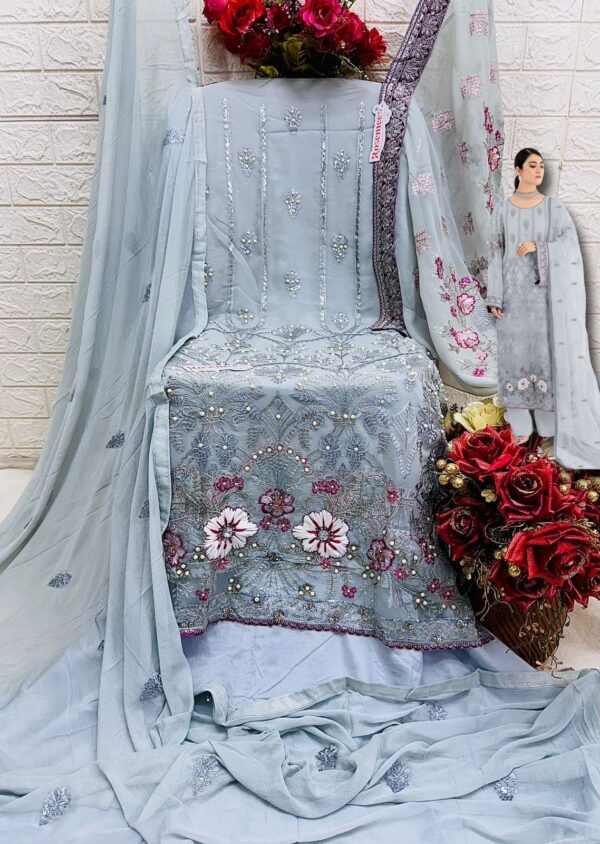 FEPIC C 1345 GEORGETTE HEAVY WORK PAKISTANI SUITS SURAT