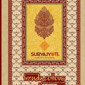 SURYAJYOTI TRENDY COTTON VOL 63 COTTON DRESS MATERIAL WHOLESALER SURAT