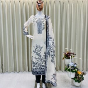 BE 375 CHINNON KURTIS WITH PANT AND DUPATTA